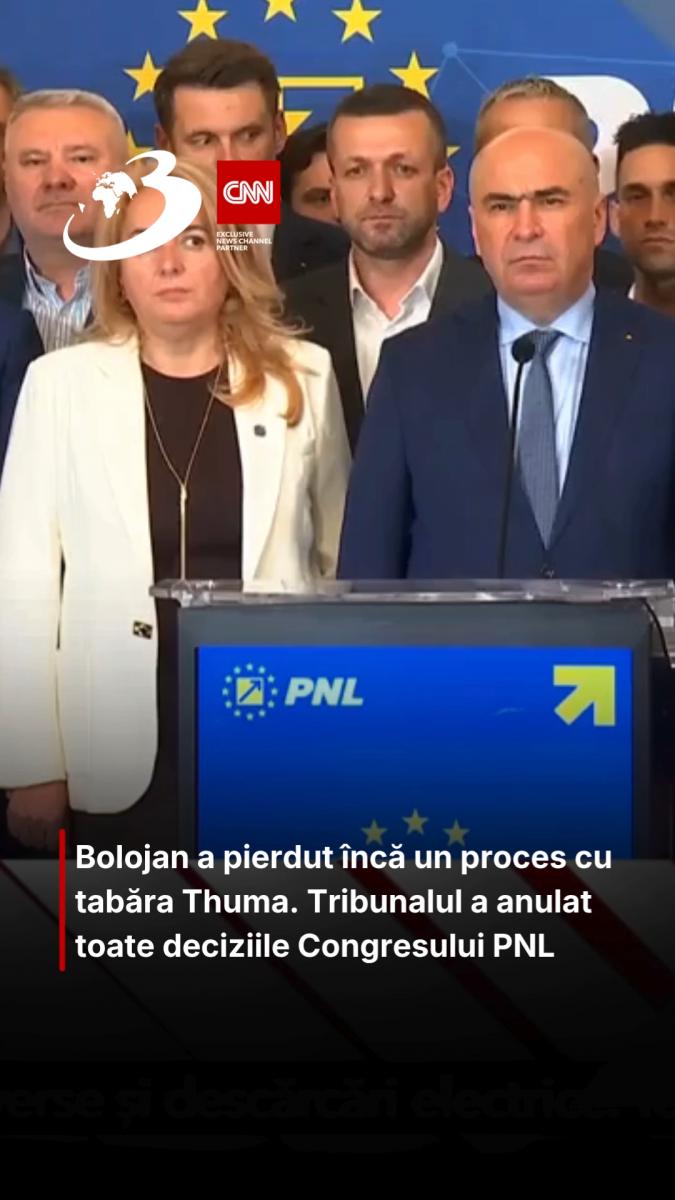 Bolojan a pierdut încă un proces cu tabăra Thuma. Tribunalul a anulat toate deciziile Congresului PNL 