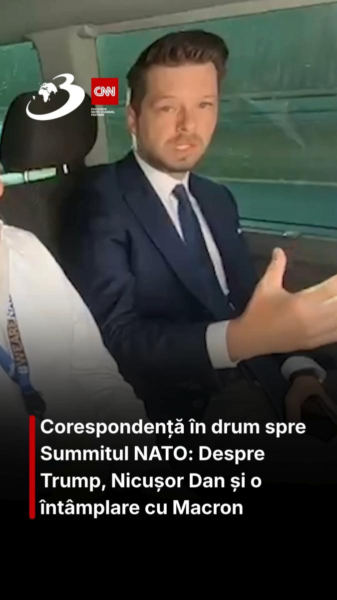 Corespondență în drum spre Summitul NATO: Despre Trump, Nicușor Dan și o întâmplare cu Macron