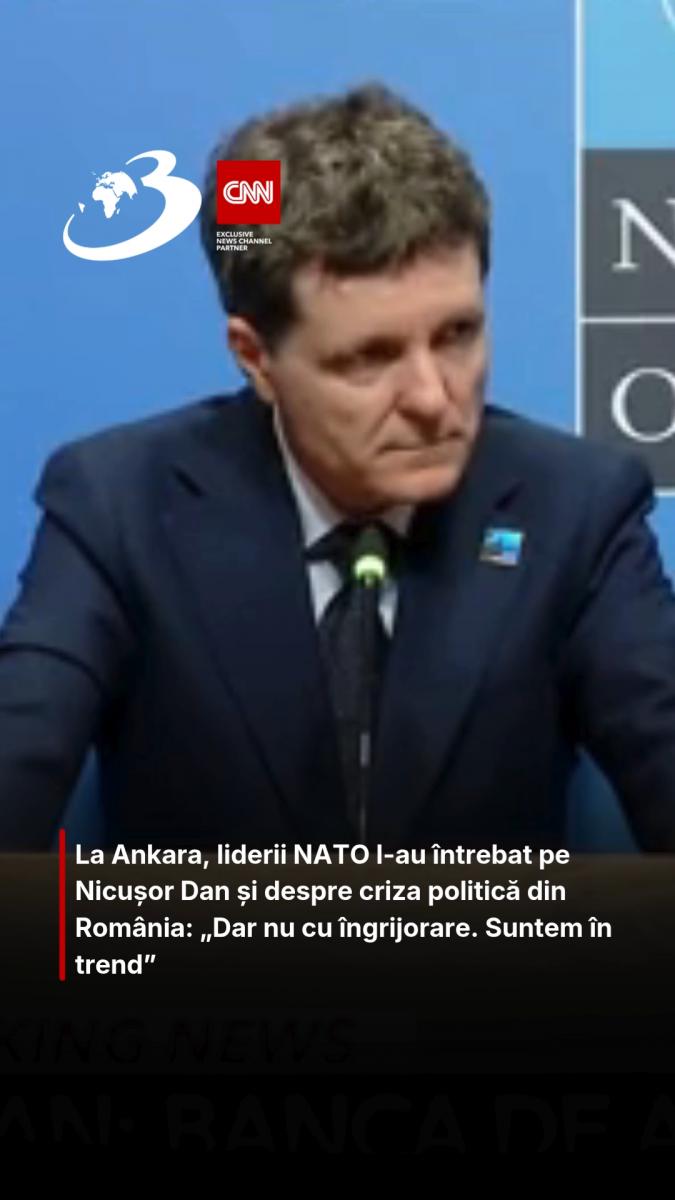 La Ankara, liderii NATO l-au întrebat pe Nicușor Dan și despre criza politică din România: „Dar nu cu îngrijorare. Suntem în trend”