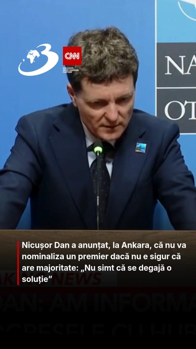 Nicușor Dan a anunțat, la Ankara, că nu va nominaliza un premier dacă nu e sigur că are majoritate: „Nu simt că se degajă o soluție”
