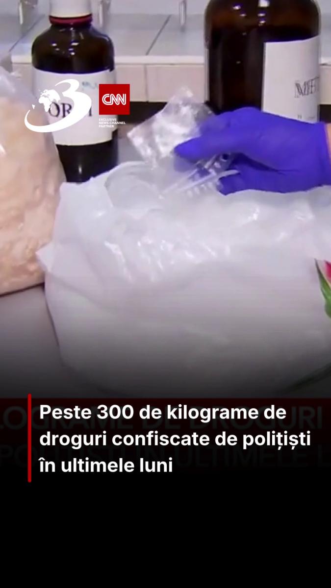 Peste 300 de kilograme de droguri confiscate de polițiști în ultimele luni