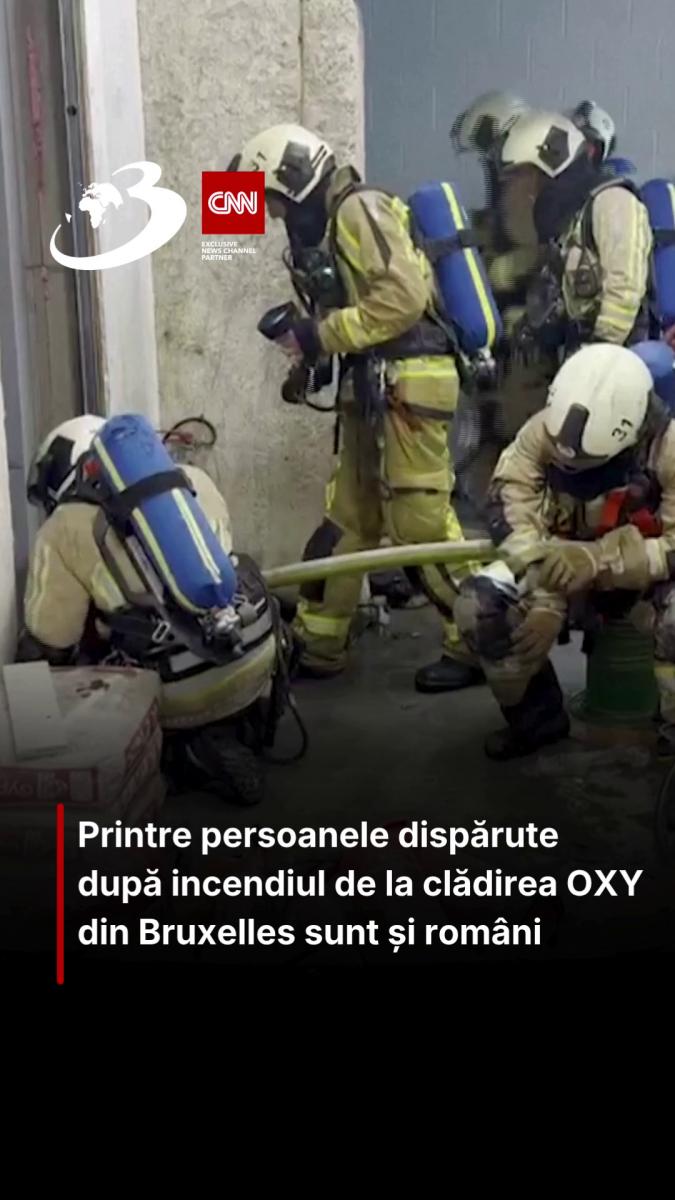 Printre persoanele dispărute după incendiul de la clădirea OXY din Bruxelles sunt și români