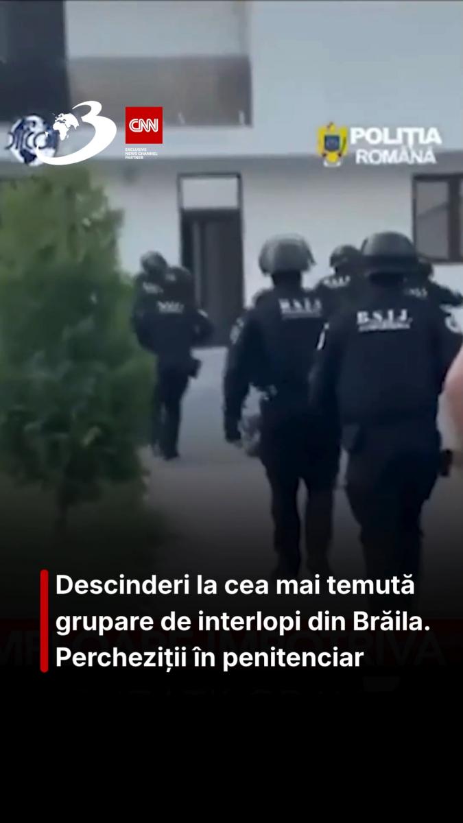 Descinderi la cea mai temută grupare de interlopi din Brăila. Percheziții în penitenciar