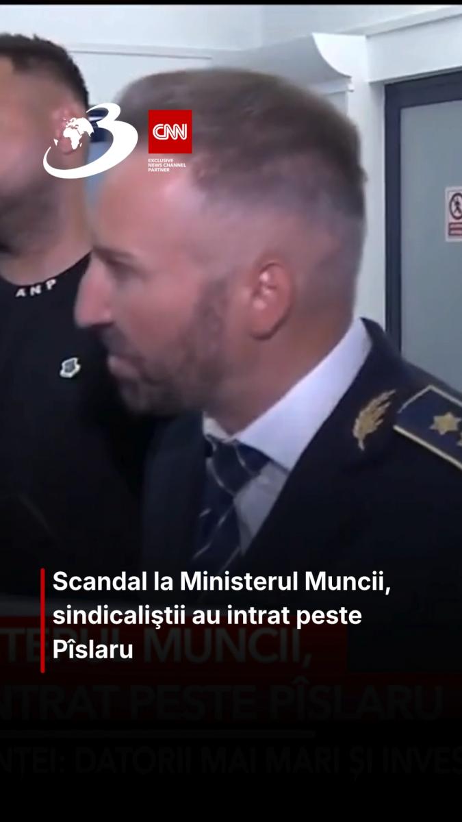 Scandal la Ministerul Muncii, sindicaliştii au intrat peste Pîslaru