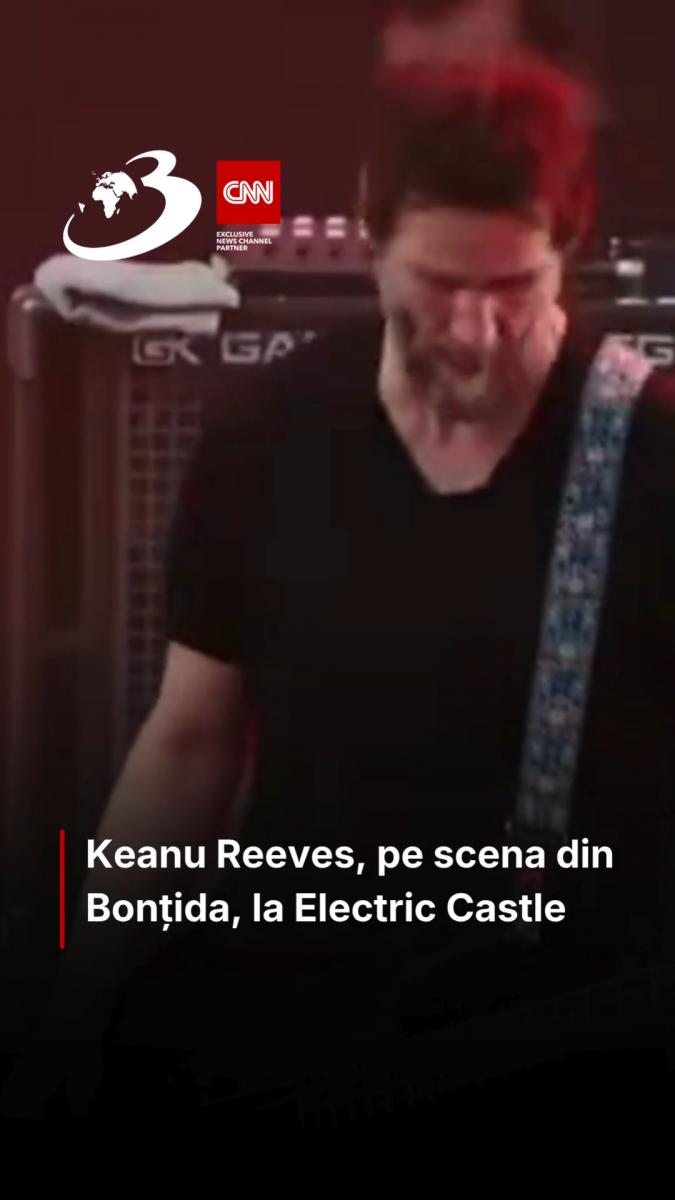 Keanu Reeves, pe scena din Bonțida, la Electric Castle