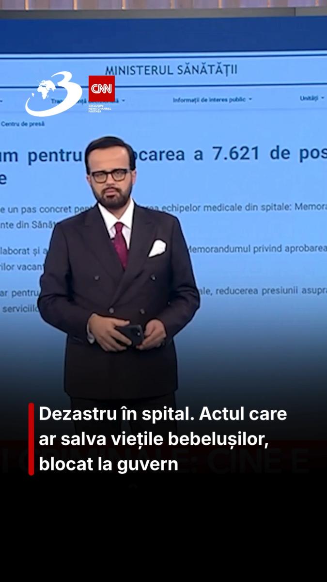 Dezastru în spital. Actul care ar salva viețile bebelușilor, blocat la guvern
