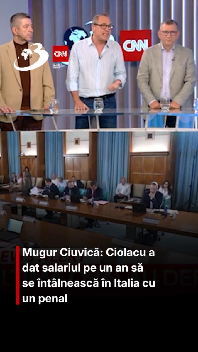 Mugur Ciuvică: Ciolacu a dat salariul pe un an să se întâlnească în Italia cu un penal