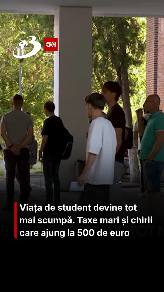 Viața de student devine tot mai scumpă. Taxe mari și chirii care ajung la 500 de euro