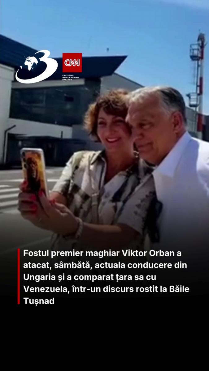 Viktor Orban a venit în România să-l atace pe Peter Magyar și să acuze UE. Discurs virulent la Băile Tușnad: „Ungaria e noua Venezuela”