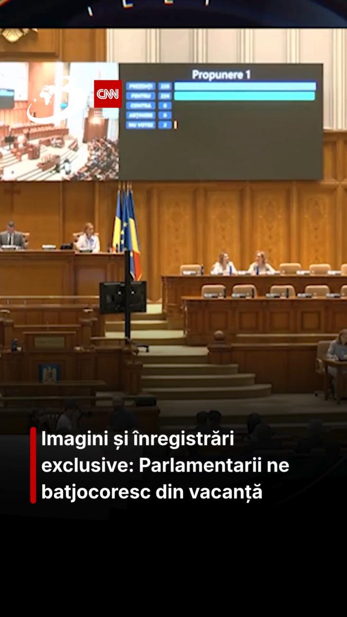Imagini și înregistrări exclusive: Parlamentarii ne batjocoresc din vacanță
