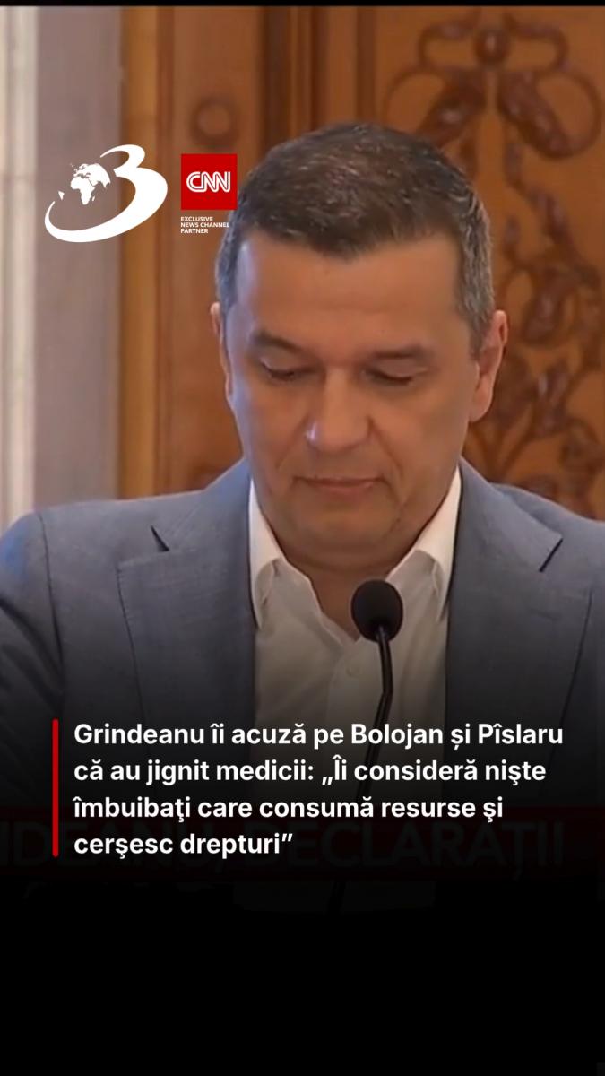 Grindeanu îi acuză pe Bolojan și Pîslaru că au jignit medicii: „Îi consideră nişte îmbuibaţi care consumă resurse şi cerşesc drepturi”