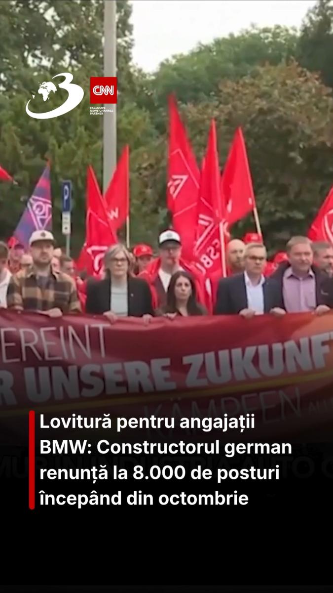 Lovitură pentru angajații BMW: Constructorul german renunță la 8.000 de posturi începând din octombrie