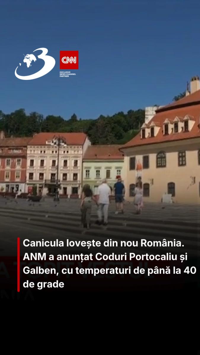 Canicula lovește din nou România. ANM a anunțat Coduri Portocaliu și Galben, cu temperaturi de până la 40 de grade