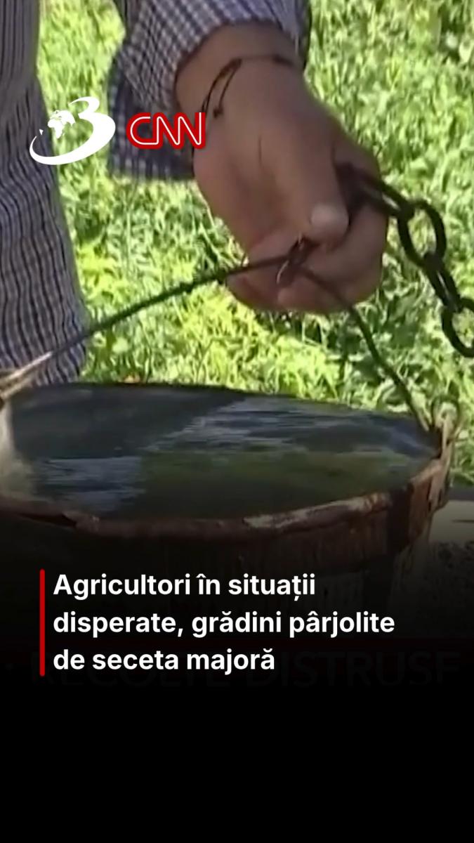 Agricultori în situații disperate, grădini pârjolite de seceta majoră