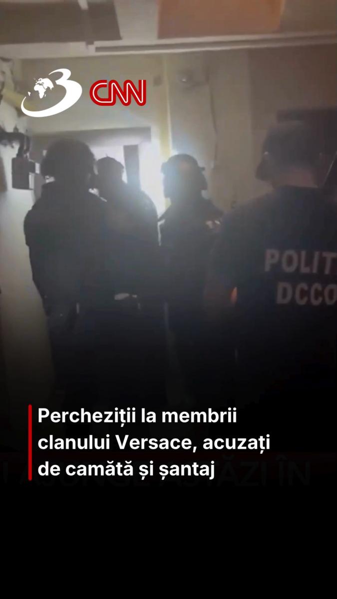 Percheziții la membrii clanului Versace, acuzați de camătă și șantaj