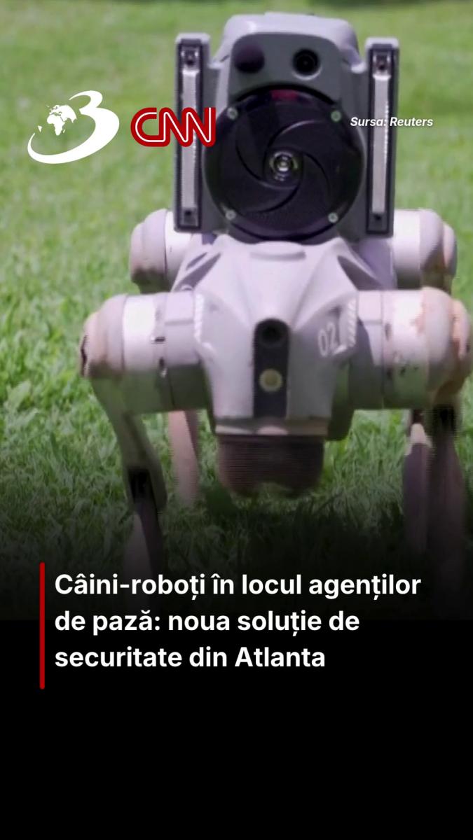 Câini-roboți în locul agenților de pază: noua soluție de securitate din Atlanta