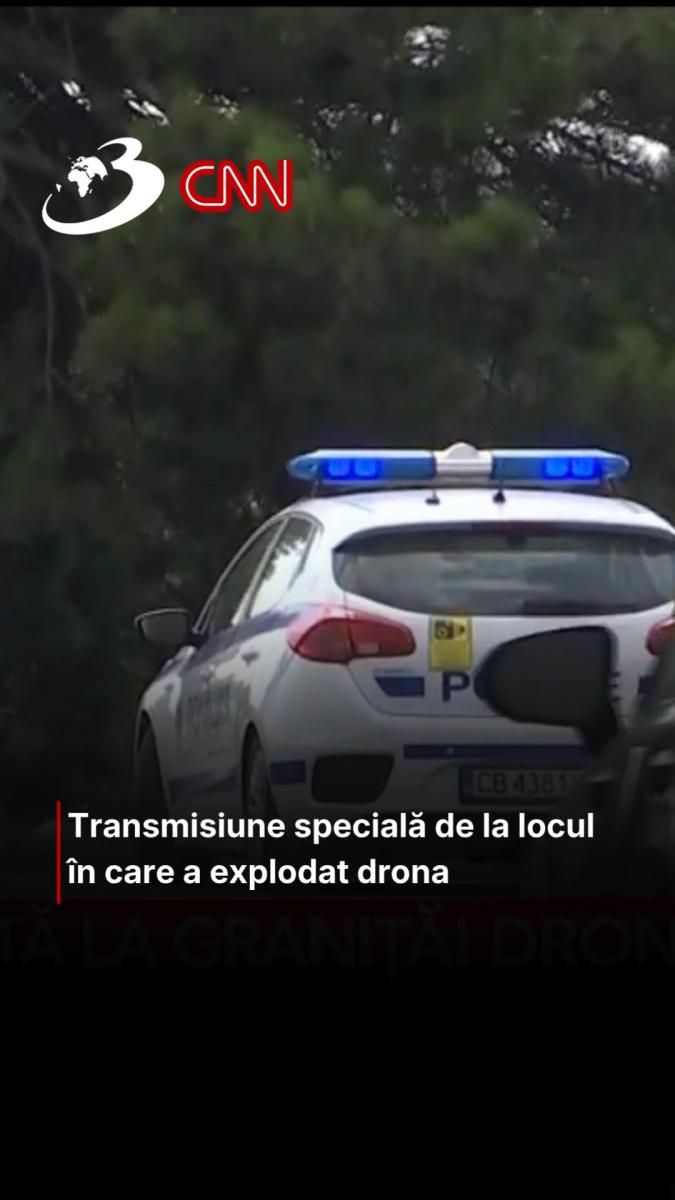 Transmisiune specială de la locul în care a explodat drona