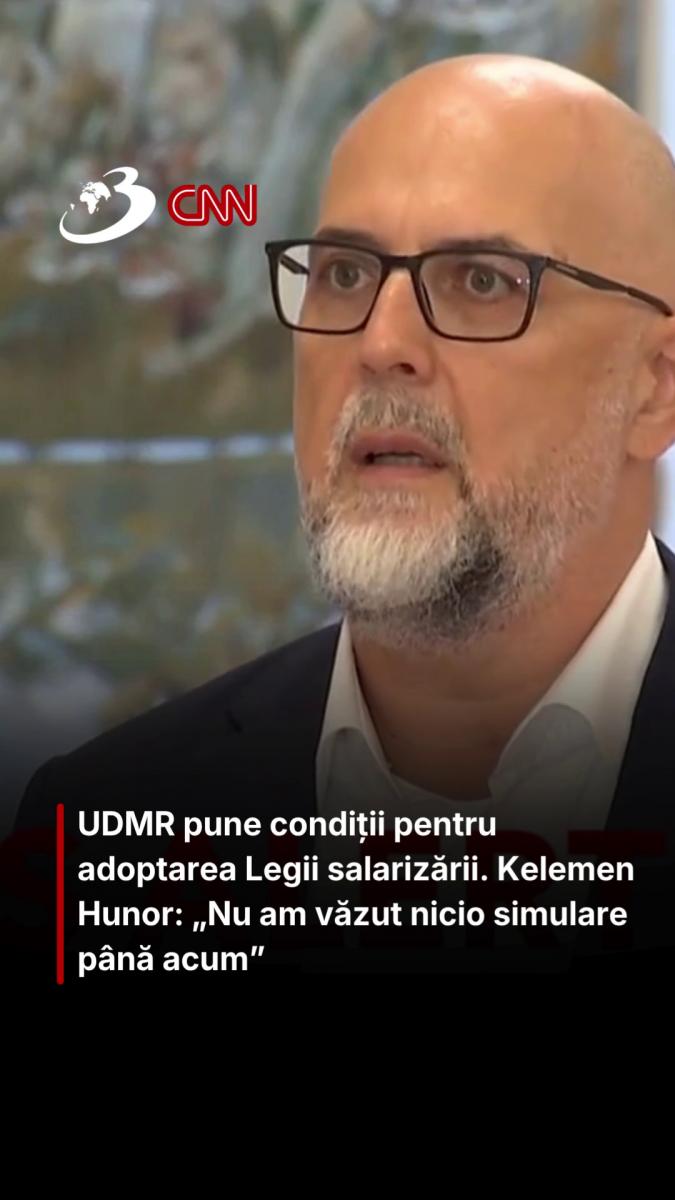 UDMR pune condiții pentru adoptarea Legii salarizării. Kelemen Hunor: „Nu am văzut nicio simulare până acum”