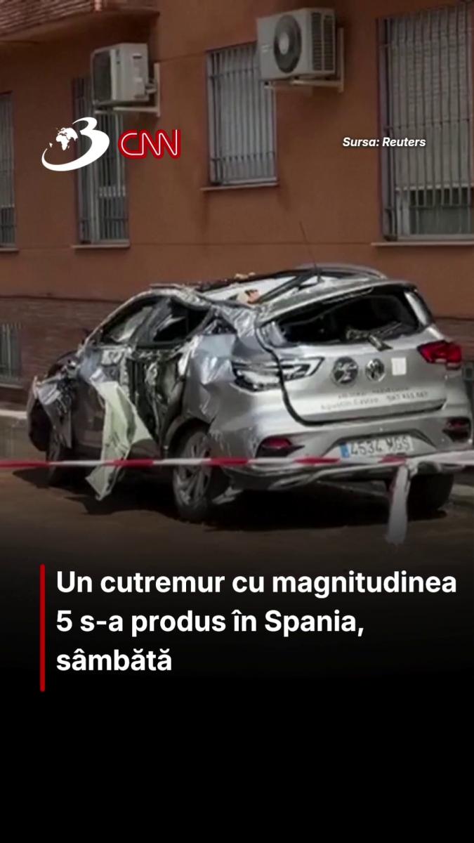 Un cutremur cu magnitudinea 5 s-a produs în Spania, sâmbătă 