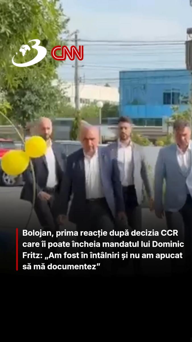 Bolojan, prima reacție după decizia CCR care îi poate încheia mandatul lui Dominic Fritz: „Am fost în întâlniri și nu am apucat să mă documentez”