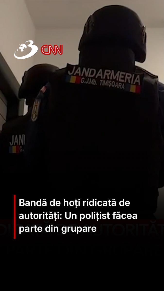 Bandă de hoți ridicată de autorități: Un polițist făcea parte din grupare