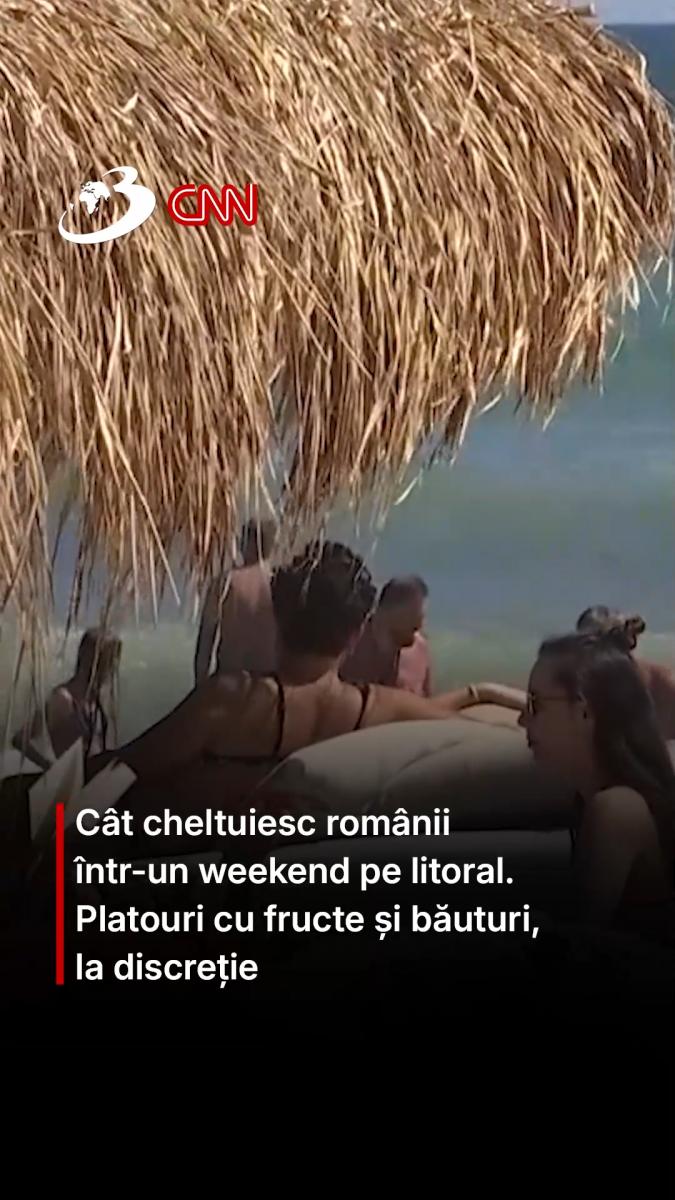 Cât cheltuiesc românii într-un weekend pe litoral. Platouri cu fructe și băuturi, la discreție