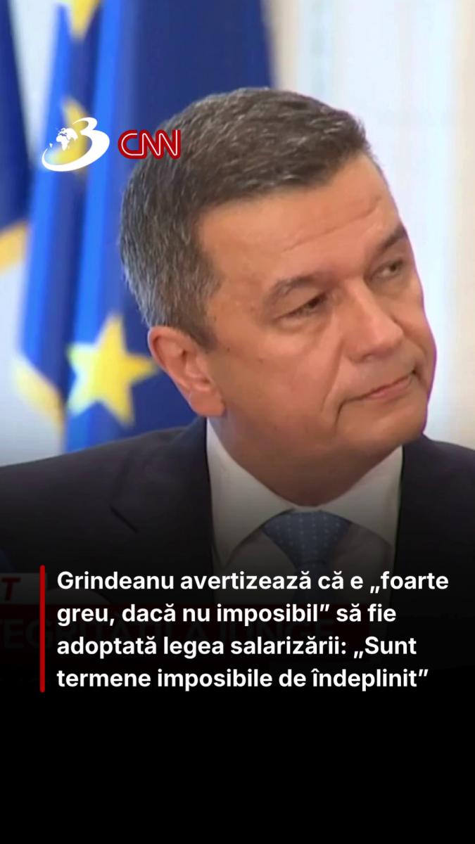 Grindeanu avertizează că e „foarte greu, dacă nu imposibil” să fie adoptată legea salarizării: „Sunt termene imposibile de îndeplinit”