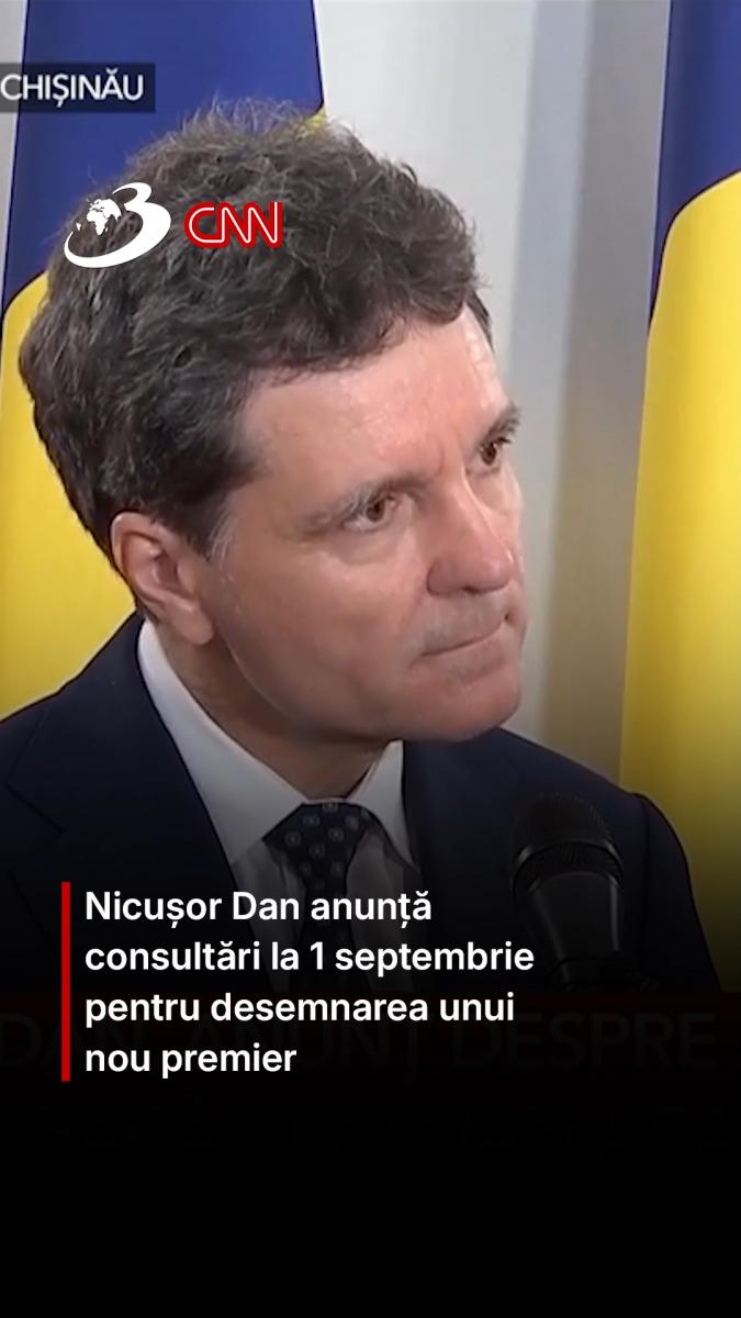 Nicușor Dan anunță consultări la 1 septembrie pentru desemnarea unui nou premier