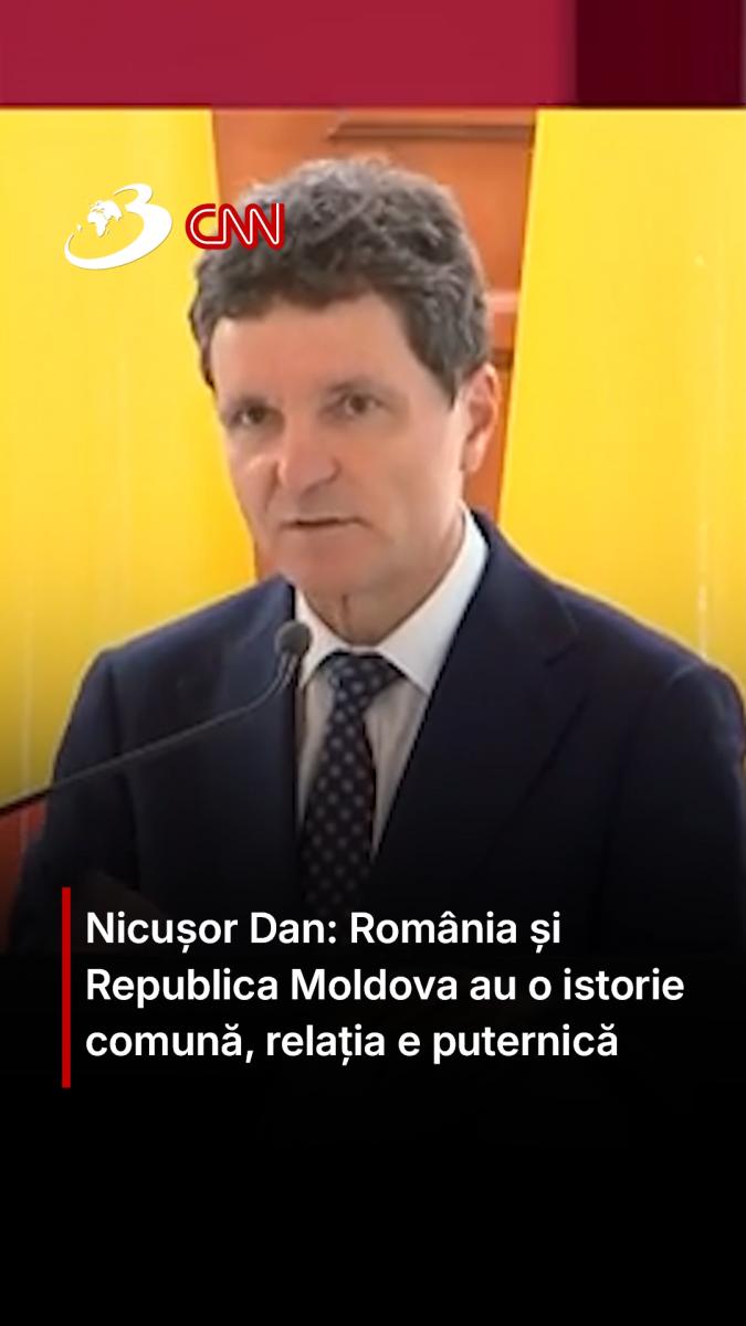 Nicușor Dan: România și Republica Moldova au o istorie comună, relația e puternică
