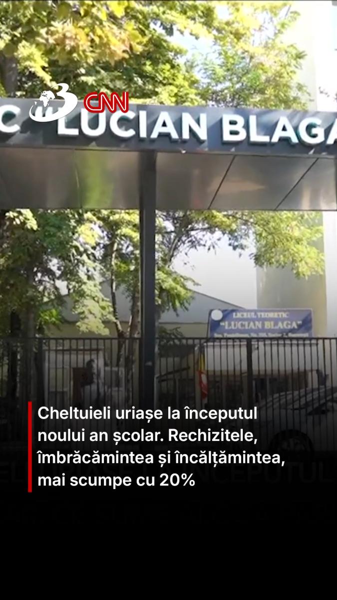 Cheltuieli uriașe la începutul noului an școlar. Rechizitele, îmbrăcămintea și încălțămintea, mai scumpe cu 20%
