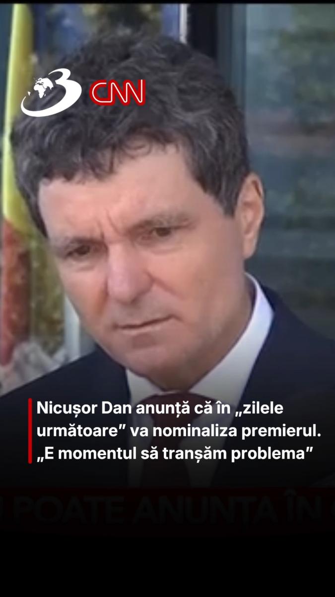 Nicușor Dan anunță că în „zilele următoare” va nominaliza premierul. „E momentul să tranșăm problema” 