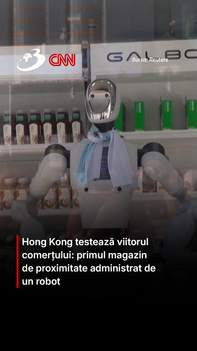 Hong Kong testează viitorul comerțului: primul magazin de proximitate administrat de un robot