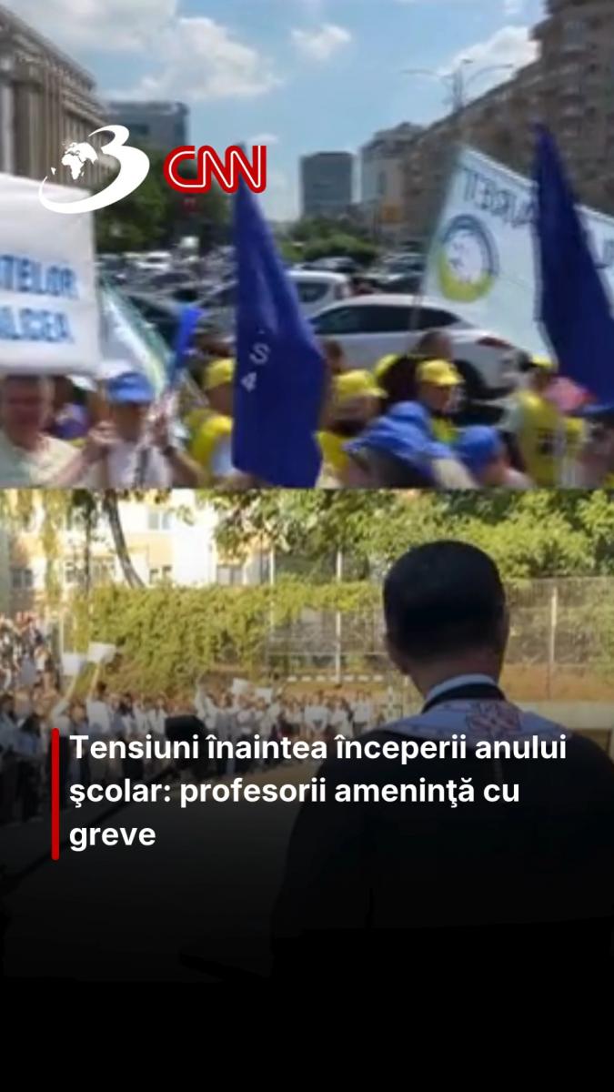 Tensiuni înaintea începerii anului şcolar: profesorii ameninţă cu greve
