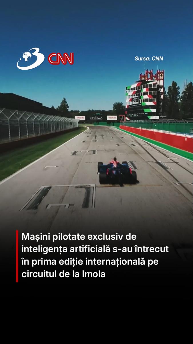 Mașini pilotate exclusiv de inteligența artificială s-au întrecut în prima ediție internațională pe circuitul de la Imola