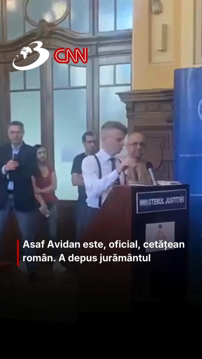 Asaf Avidan este, oficial, cetățean român. A depus jurământul