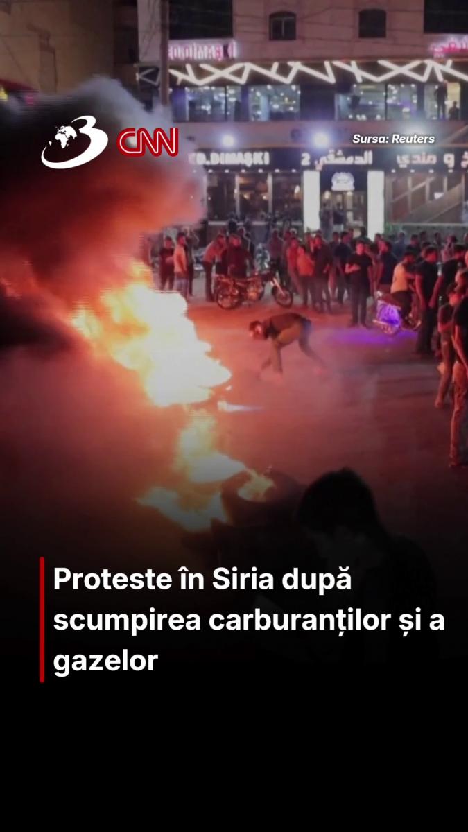 Proteste în Siria după scumpirea carburanților și a gazelor 