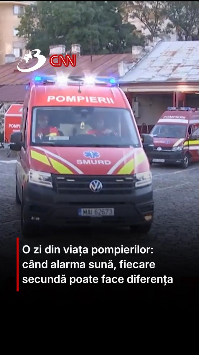 O zi din viața pompierilor: când alarma sună, fiecare secundă poate face diferența