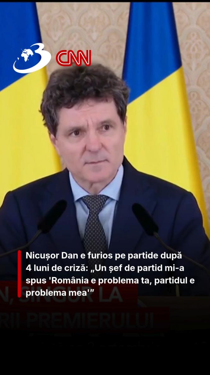 Nicușor Dan e furios pe partide după 4 luni de criză: „Un șef de partid mi-a spus 'România e problema ta, partidul e problema mea'”