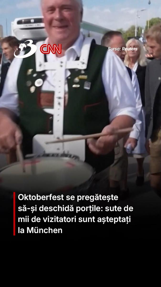 Oktoberfest se pregătește să-și deschidă porțile: sute de mii de vizitatori sunt așteptați la München