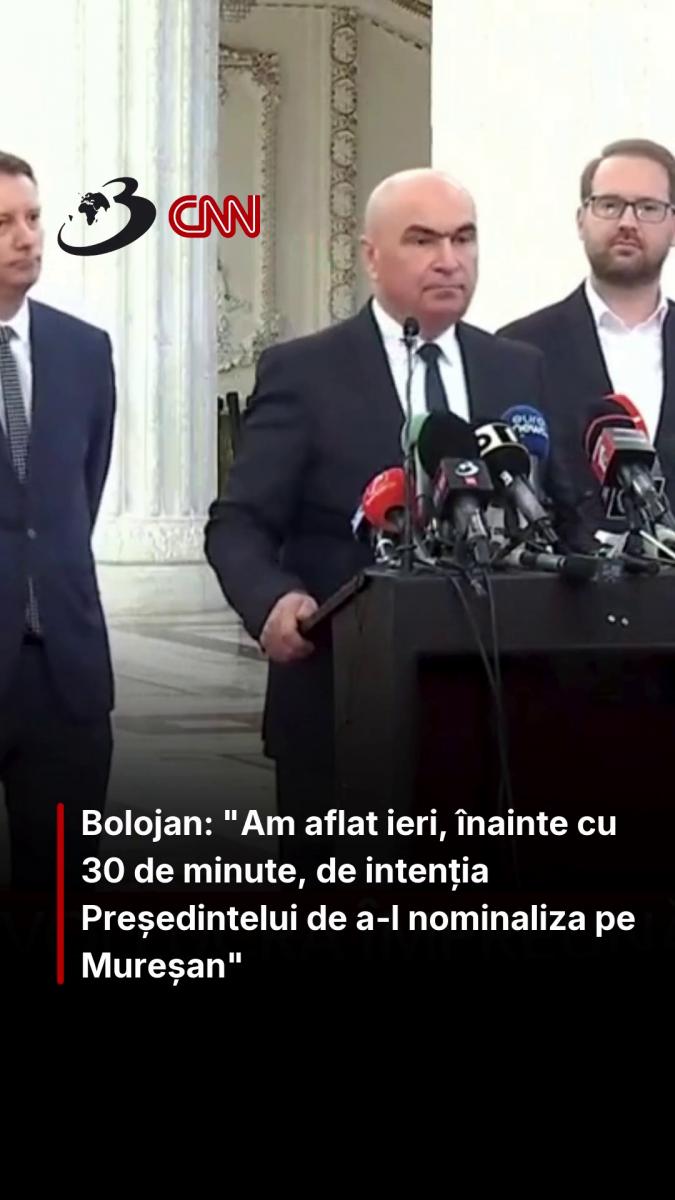 Bolojan: 