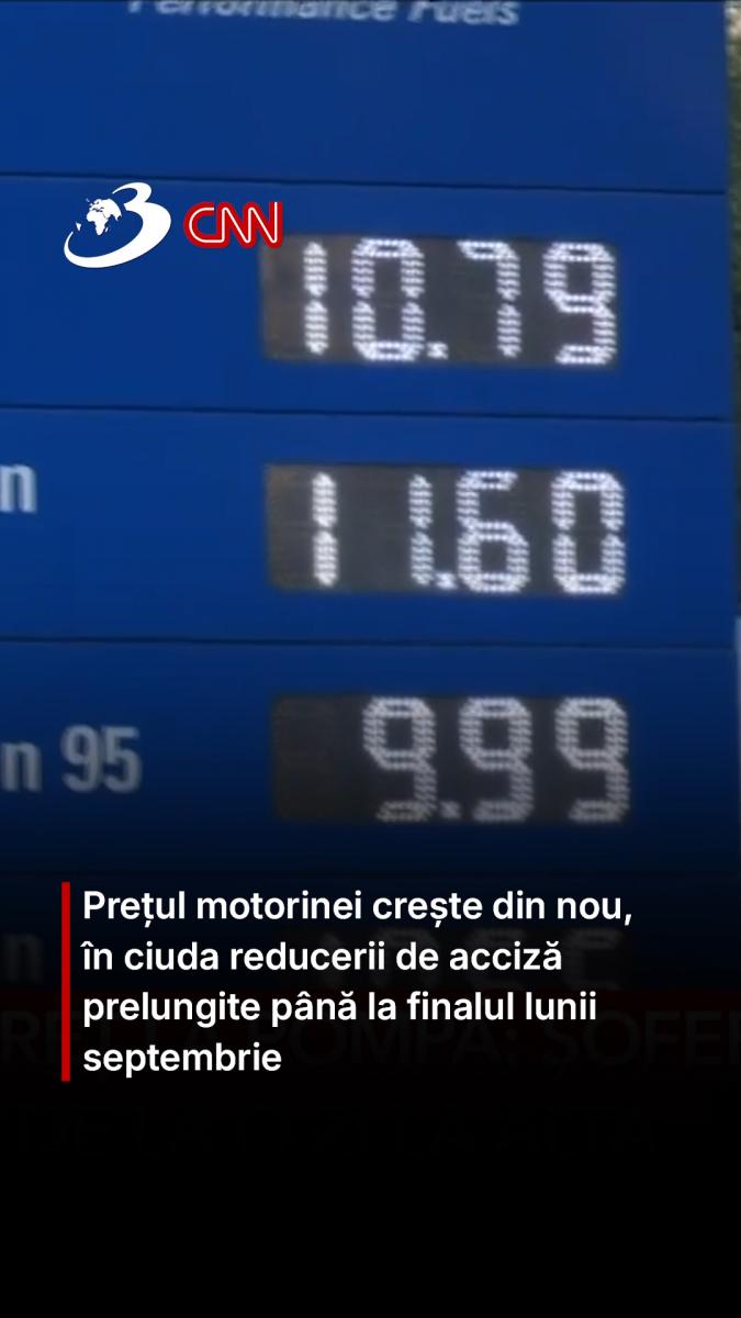 Prețul motorinei crește din nou, în ciuda reducerii de acciză prelungite până la finalul lunii septembrie