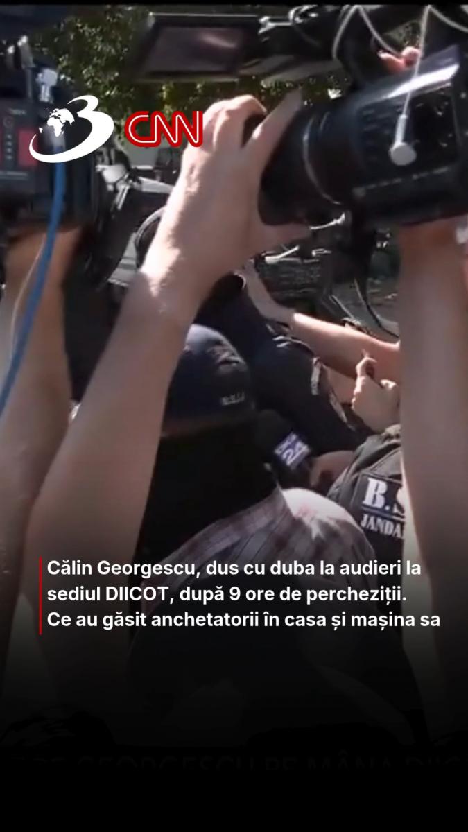 Călin Georgescu, dus cu duba la audieri la sediul DIICOT, după 9 ore de percheziții. Ce au găsit anchetatorii în casa și mașina sa 