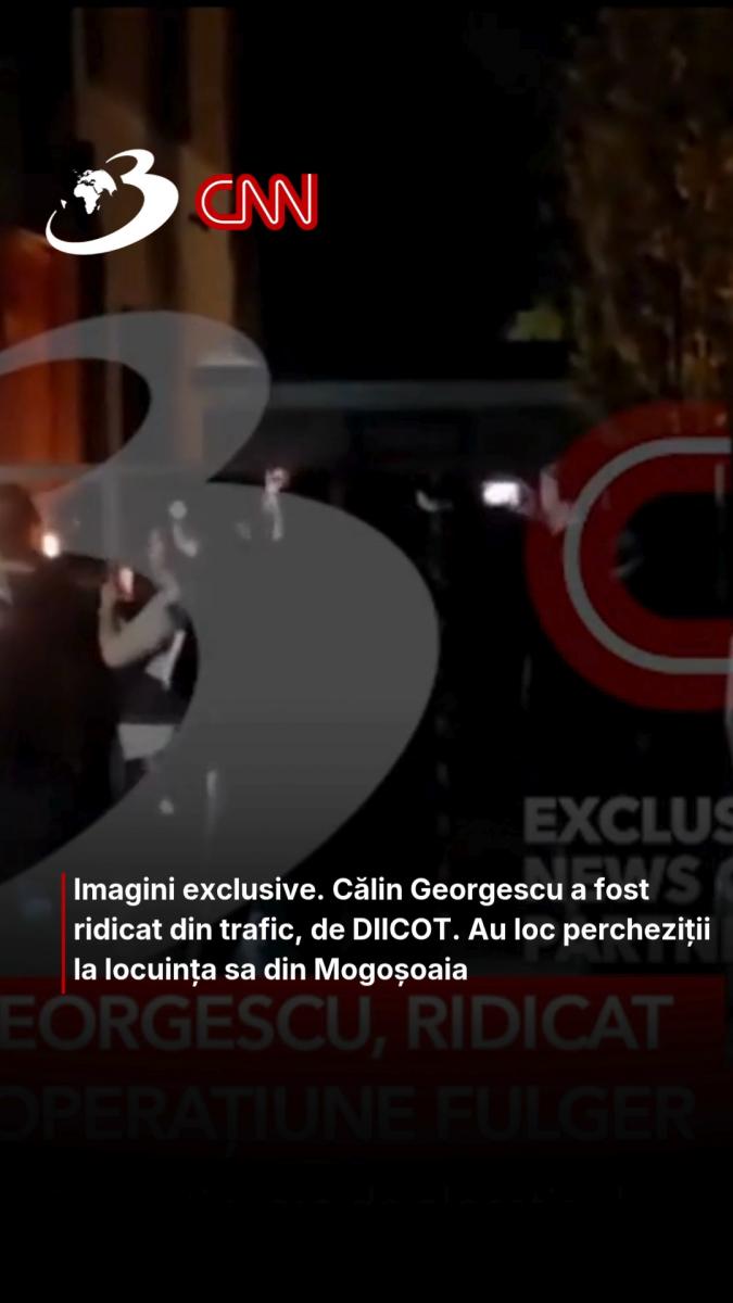 Imagini exclusive. Călin Georgescu a fost ridicat din trafic, de DIICOT. Au loc percheziții la locuința sa din Mogoșoaia