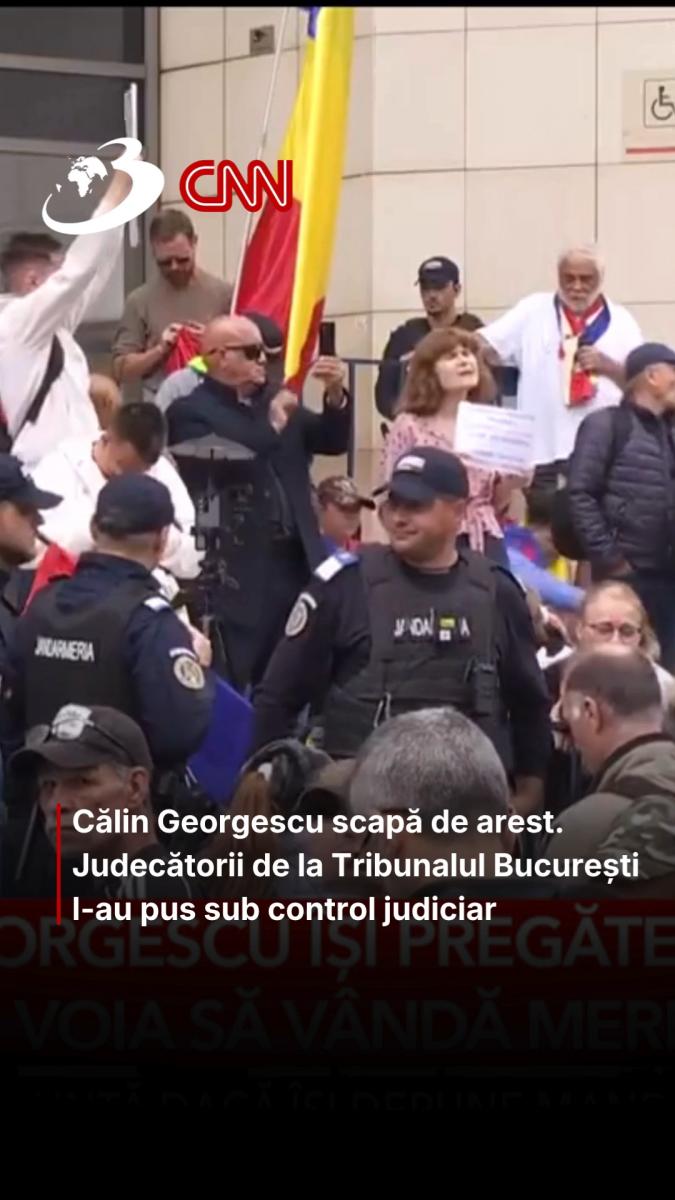 Călin Georgescu scapă de arest. Judecătorii de la Tribunalul București l-au pus sub control judiciar