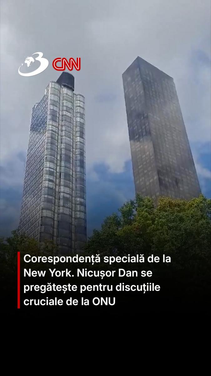 Corespondență specială de la New York. Nicușor Dan se pregătește pentru discuțiile cruciale de la ONU