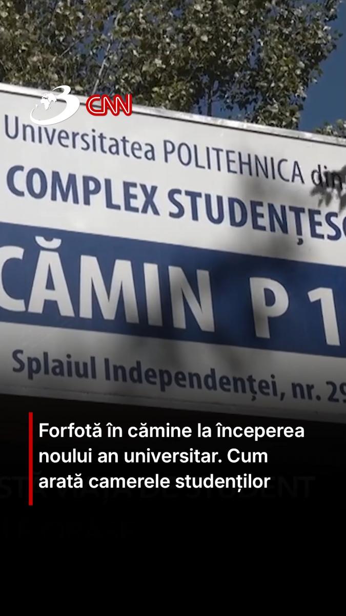 Forfotă în cămine la începerea noului an universitar. Cum arată camerele studenților