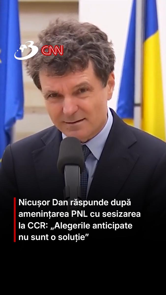 Nicușor Dan răspunde după amenințarea PNL cu sesizarea la CCR: „Alegerile anticipate nu sunt o soluție”