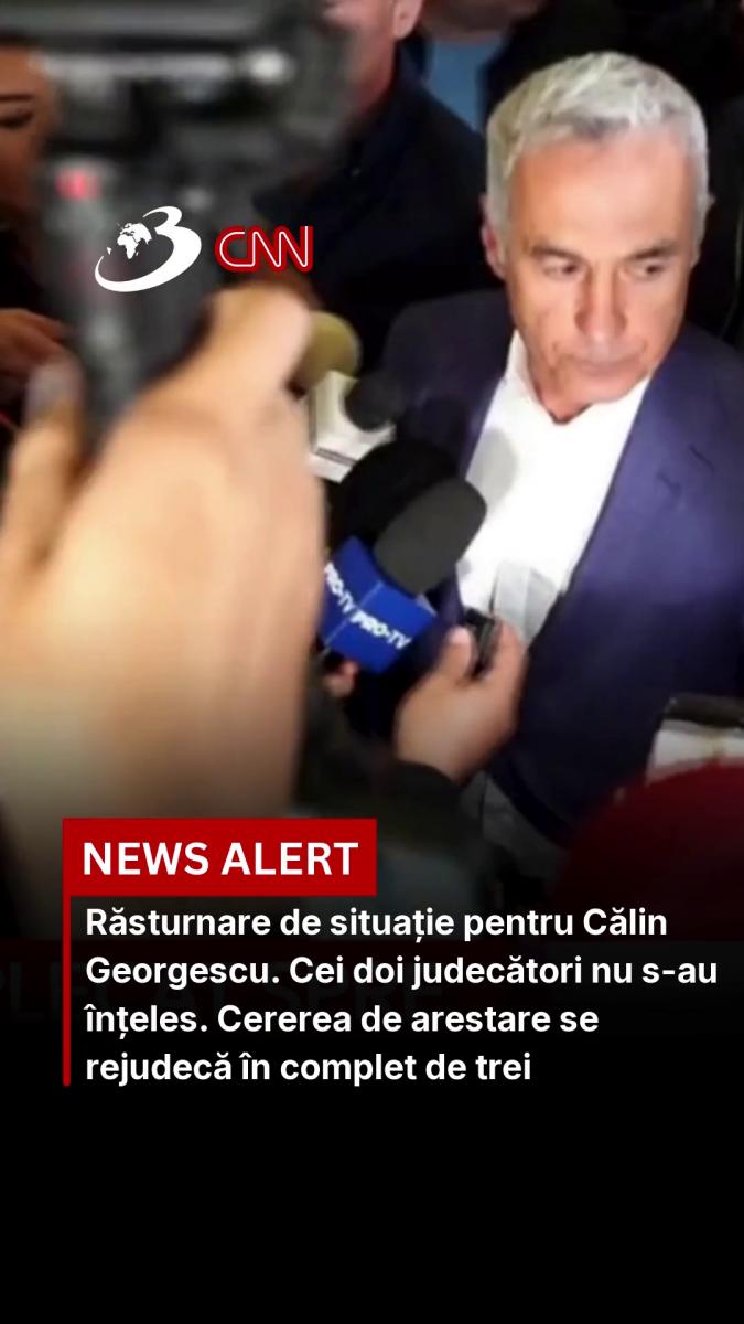 Răsturnare de situație pentru Călin Georgescu. Cei doi judecători nu s-au înțeles