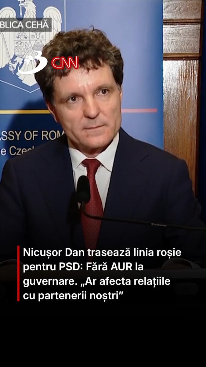 Nicușor Dan trasează linia roșie pentru PSD: Fără AUR la guvernare. „Ar afecta relațiile cu partenerii noștri”