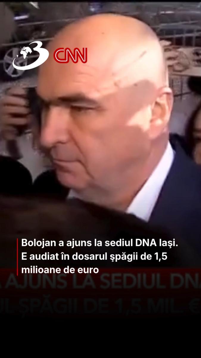 Bolojan a ajuns la sediul DNA Iaşi. E audiat în dosarul şpăgii de 1,5 milioane de euro